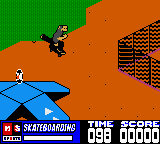 MTV Sports Skateboarding screenshot 2 for GameBoy Color
